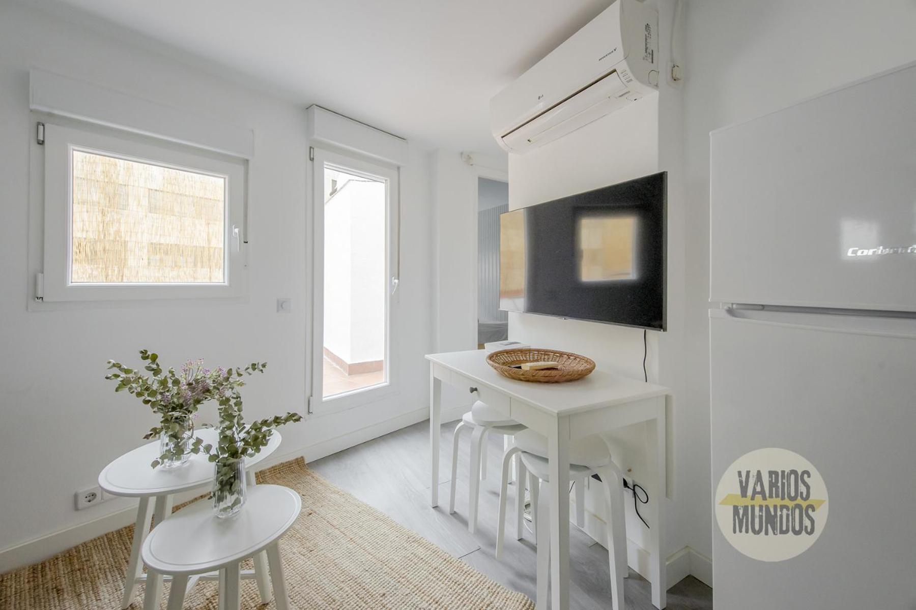 Atico Calle Silva Para 3Pax Con Terraza Esquina Con Gran Via E2 Madryt Zewnętrze zdjęcie