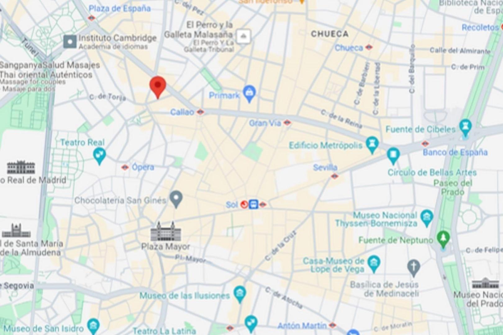 Atico Calle Silva Para 3Pax Con Terraza Esquina Con Gran Via E2 Madryt Zewnętrze zdjęcie