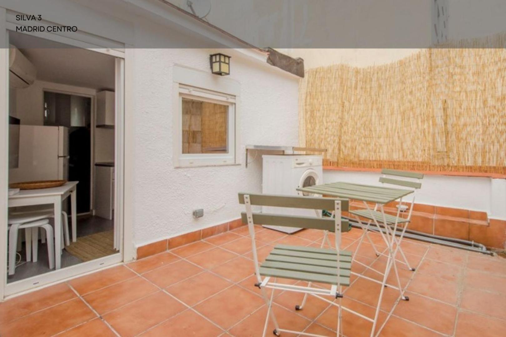 Atico Calle Silva Para 3Pax Con Terraza Esquina Con Gran Via E2 Madryt Zewnętrze zdjęcie